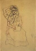 Frida Kahlo Self-Portrait Drawing oil painting picture wholesale